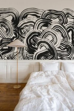 Graphic Ink Black -Belartestudio Shop MinimaluxBedroomGraphicInk