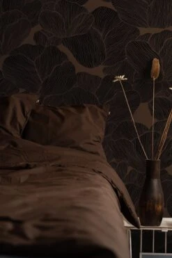 Graphic Flora Black -Belartestudio Shop MinimaluxGraphicFlorablackBedroom black 2