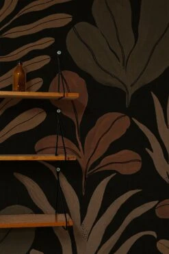 Wild Foliage Black -Belartestudio Shop MinimaluxWildfoliagecloseup