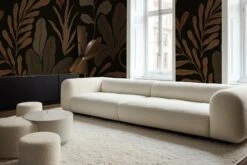 Wild Foliage Black -Belartestudio Shop MinimaluxWildfoliagewhitesofa