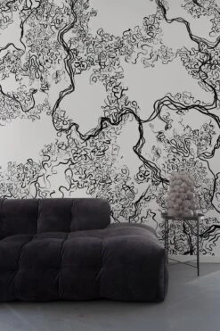 Abstract Sketch Black -Belartestudio Shop ModernStripes AbstractSketch BAS00105010 Black 11