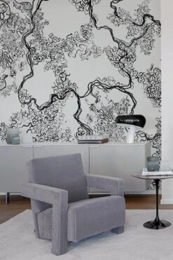 Abstract Sketch Black -Belartestudio Shop ModernStripes AbstractSketch BAS00105010 Black 8