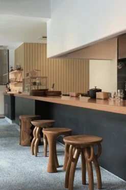 Curved Wall Panel Ochre -Belartestudio Shop ModernStripes CurvedWallPanels BAS00114078 Ochre 5