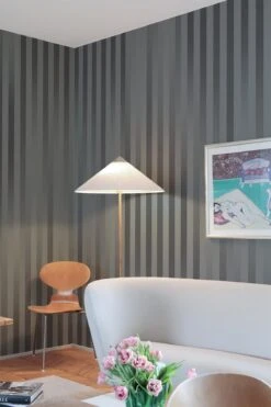 Faded Stripes Dusty Blue -Belartestudio Shop ModernStripes FadedStripes BAS00104023 DustyBlue 2