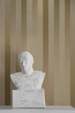 Faded Stripes Dusty Yellow -Belartestudio Shop ModernStripes FadedStripes BAS01005051 DustyYellow 3