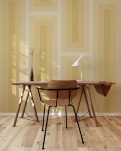 Soft Fadings Dusty Yellow -Belartestudio Shop ModernStripes SoftFadings BAS00101051 DustyYellow 2