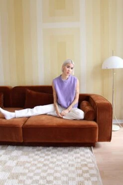 Soft Fadings Dusty Yellow -Belartestudio Shop ModernStripes SoftFadings BAS00101051 DustyYellow Sarahathome 1