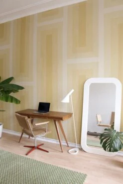 Soft Fadings Dusty Yellow -Belartestudio Shop ModernStripes SoftFadings BAS00101051 DustyYellow Sarahathome 2