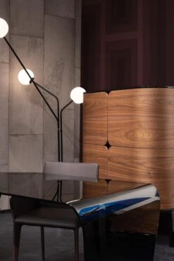 Soft Fadings Burgundy -Belartestudio Shop ModernStripes SoftFadings BAS00109038 Burgundy 1