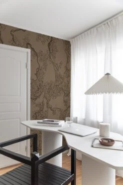 Abstract Sketch Brown -Belartestudio Shop ModernTradition AbstractSketch BAS01506070 Brown 1