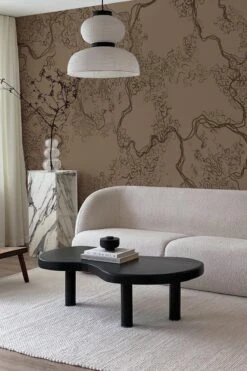 Abstract Sketch Brown