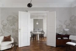 Luxe Botanical Mural Pale Beige -Belartestudio Shop ModernTradition LuxeBotanicalMural BAS01507076 PaleBeige 4 1