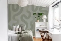 Organic Brushstroke Dusty Green -Belartestudio Shop ModernTradition OrganicBrushStroke BAS01503041 DustyGreen 1