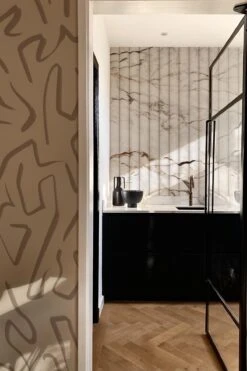 Fluted Marble Wallpaper Neutral -Belartestudio Shop NeutralLuxe ArtisticLinesSmall BAS030006091 Sand 2 a961ac16 bcfd 4646 ba6a 125e714c3431