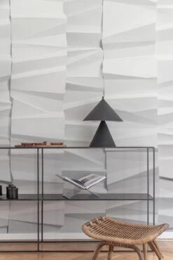 Origami Folds White -Belartestudio Shop NordicStructure OrigamiFolds BAS01007001 White 6kopiera