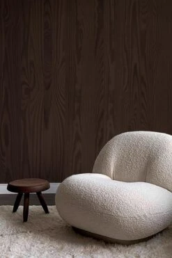 Wood Wallpaper Dark Pine Wood