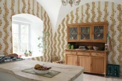 Botanical Stripe Yellow 11 Botanical Stripe Yellow -Belartestudio Shop NostalgicTradition BotanicalStripe BAS04612050 Yellow 5