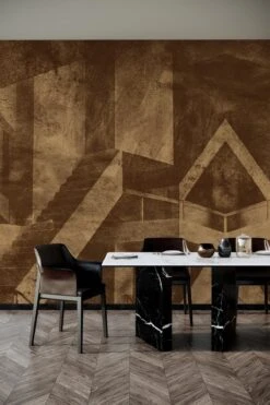 Brutalist Concrete Ochre