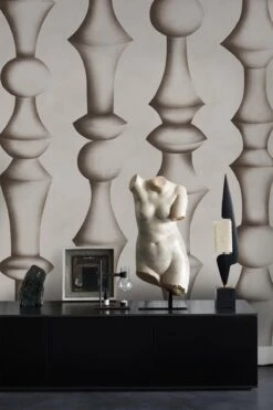 Sculptural Shadow Greige -Belartestudio Shop OrganicModernism SculpturalShadow BAS03502072 Greie 2