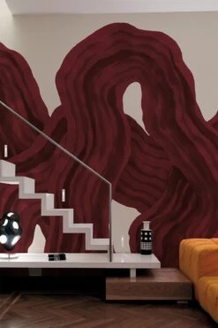 Soft Flow Burgundy -Belartestudio Shop OrganicModernism SoftFlow BAS03507038 Burgundy 6