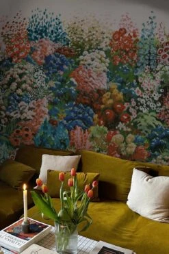 Flower Field White Multi -Belartestudio Shop OrnateMaximalist FlowerField BAS05604061 WhiteMulti 1