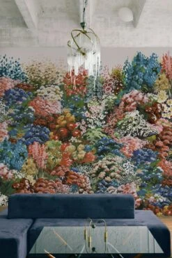 Flower Field White Multi -Belartestudio Shop OrnateMaximalist FlowerField BAS05604061 WhiteMulti 3