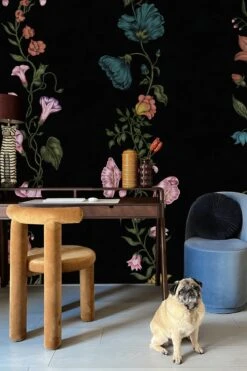 Flower Vine Black -Belartestudio Shop OrnateMaximalist FlowerVine BAS05601010 Black 5