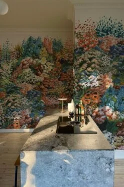 Flower Field White Multi