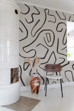 Artistic Lines Black -Belartestudio Shop PastelDreams AbstractLines BAS0020910 Black 1