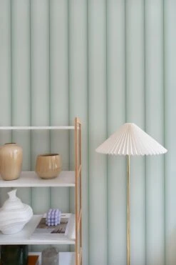 Curved Wall Panel Large Soft Green -Belartestudio Shop PastelDreams CurvedWallPanelLarge BAS00506042 SoftGreen 1