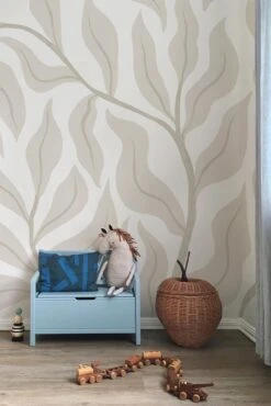 Leaves Soft Beige -Belartestudio Shop PastelDreams Leaves BAS00907042 SoftBeige 3