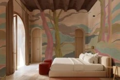 Graphic Landscape Pink -Belartestudio Shop PinkAmbience GraphicLandscape BAS07103035 Pink 1