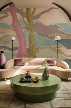 Graphic Landscape Pink -Belartestudio Shop PinkAmbience GraphicLandscape BAS07103035 Pink 4