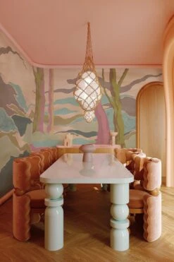 Graphic Landscape Pink -Belartestudio Shop PinkAmbience GraphicLandscape BAS07103035 Pink 5