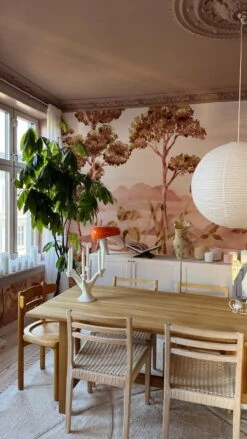 Misty Landscape Pink -Belartestudio Shop PinkAmbience MistyLandscape BAS07101035 Pink 6