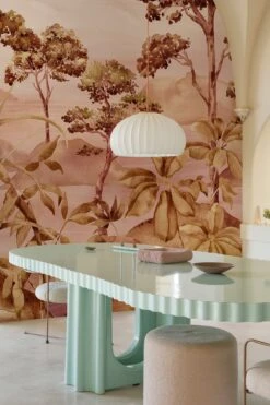 Misty Landscape Pink