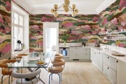 Tuscan Hills Pink -Belartestudio Shop PinkAmbience TuscanHills BAS07102035 Pink 1