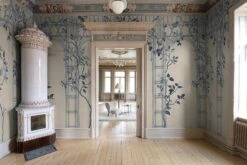 Chinoiserie Arches Blue -Belartestudio Shop RoyalVintage ChinoserieArches BAS02304020 Blue 1