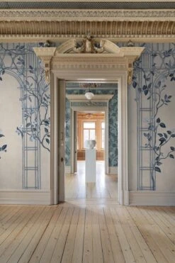 Chinoiserie Arches Blue -Belartestudio Shop RoyalVintage ChinoserieArches BAS02304020 Blue 2