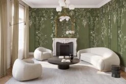 Chinoiserie Arches Dark Green -Belartestudio Shop RoyalVintage ChinoserieArches BAS02305048 DarkGreen 3