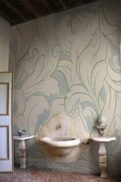 Contemporary Ornament Sky Blue -Belartestudio Shop RoyalVintage ContemporaryOrnament BAS02308029 SkyBlue 1