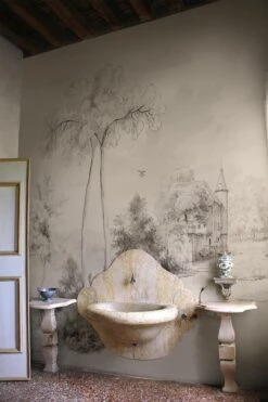 Scenic Landscape Beige -Belartestudio Shop RoyalVintage ScenicLandscape BAS02301090 Beige 2