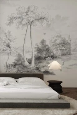 Scenic Landscape Black