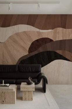 Scandi Wood Brown Multi