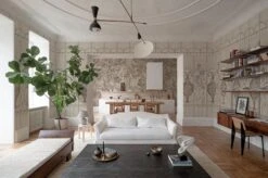 Botanical Deco Pale Beige -Belartestudio Shop SophisticatedVintage BotanicalDeco BAS07404076 PaleBeige 2 goodwill iyaturabelidze yevhenii avramenko