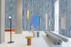 Vibrant Veneer Blue -Belartestudio Shop SurrealStripes VibrantVeneer BAS06702020 Blue 1