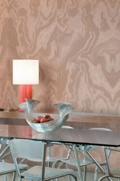 Marbling Tiles Dusty Pink