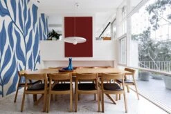 Leaves Blue -Belartestudio Shop ThePowerOfBlue Leaves BAS03601020 Blue 3