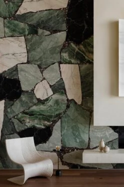 Repurposed Marble Green -Belartestudio Shop VibrantMinimalism RepurposedMarble BAS06307040 Green 2