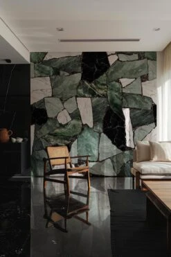 Repurposed Marble Green -Belartestudio Shop VibrantMinimalism RepurposedMarble BAS06307040 Green 3